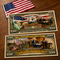 Pack of 20 Personalized USA 250th Anniversary Bills Gift Commemorative Bills GradoCreations