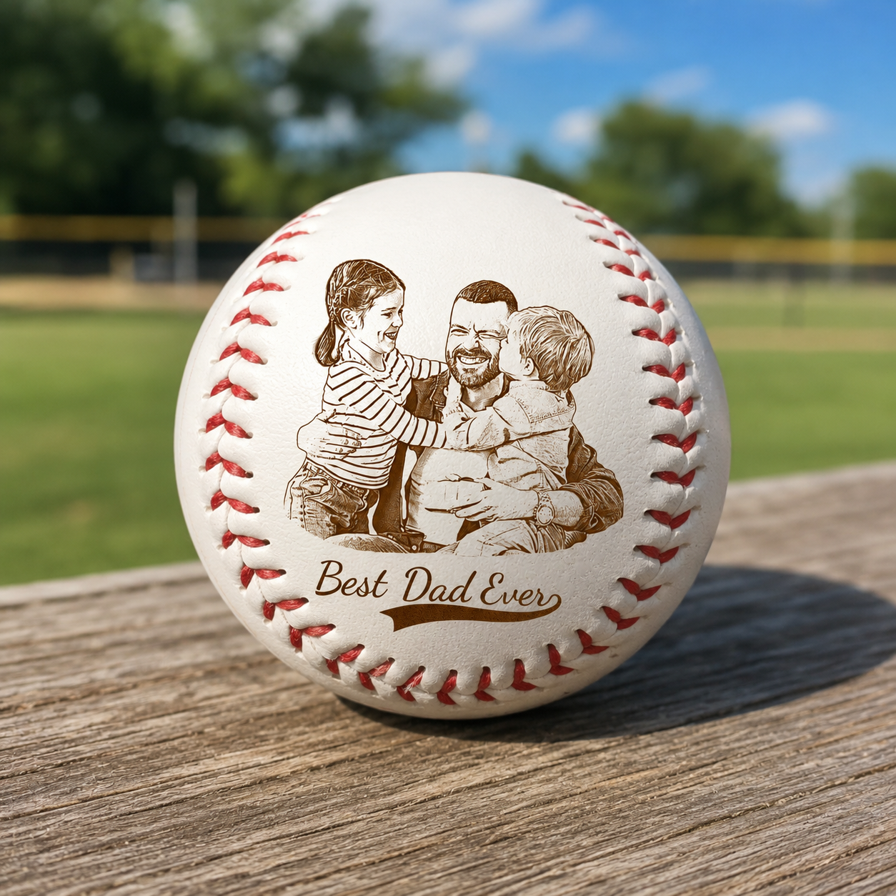 Personalized Baseballs Custom Gift for Dad Kid Father's Day Baseball Ball Fix GradoCreations