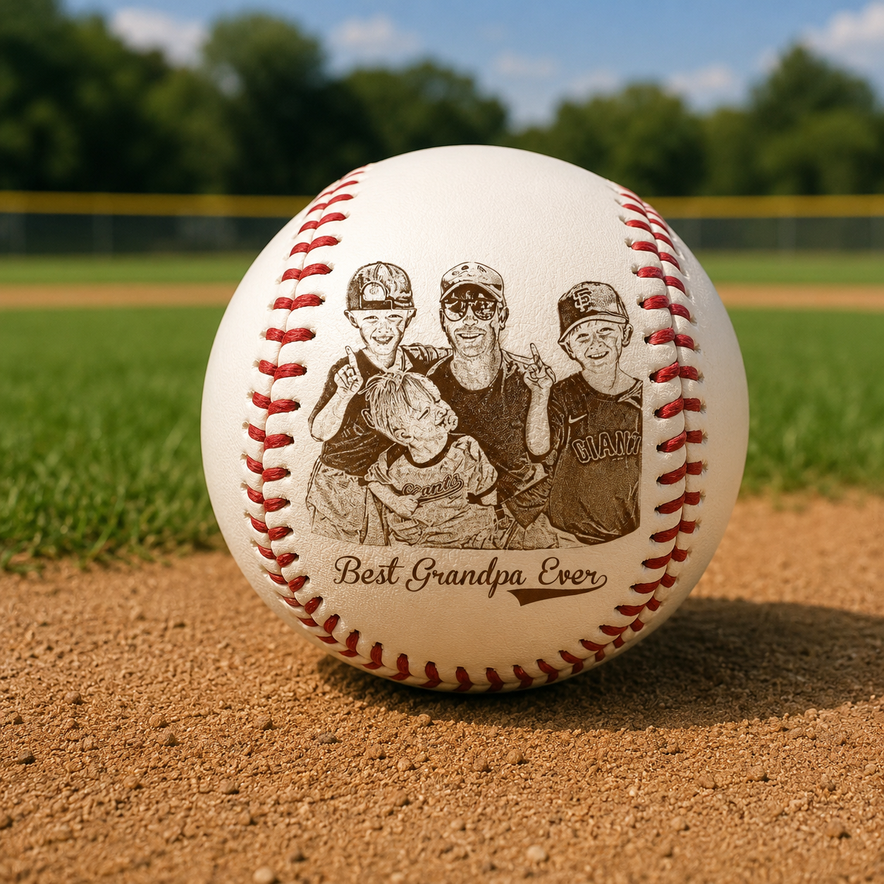 Personalized Baseballs Custom Gift for Dad Kid Father's Day Baseball Ball Fix GradoCreations