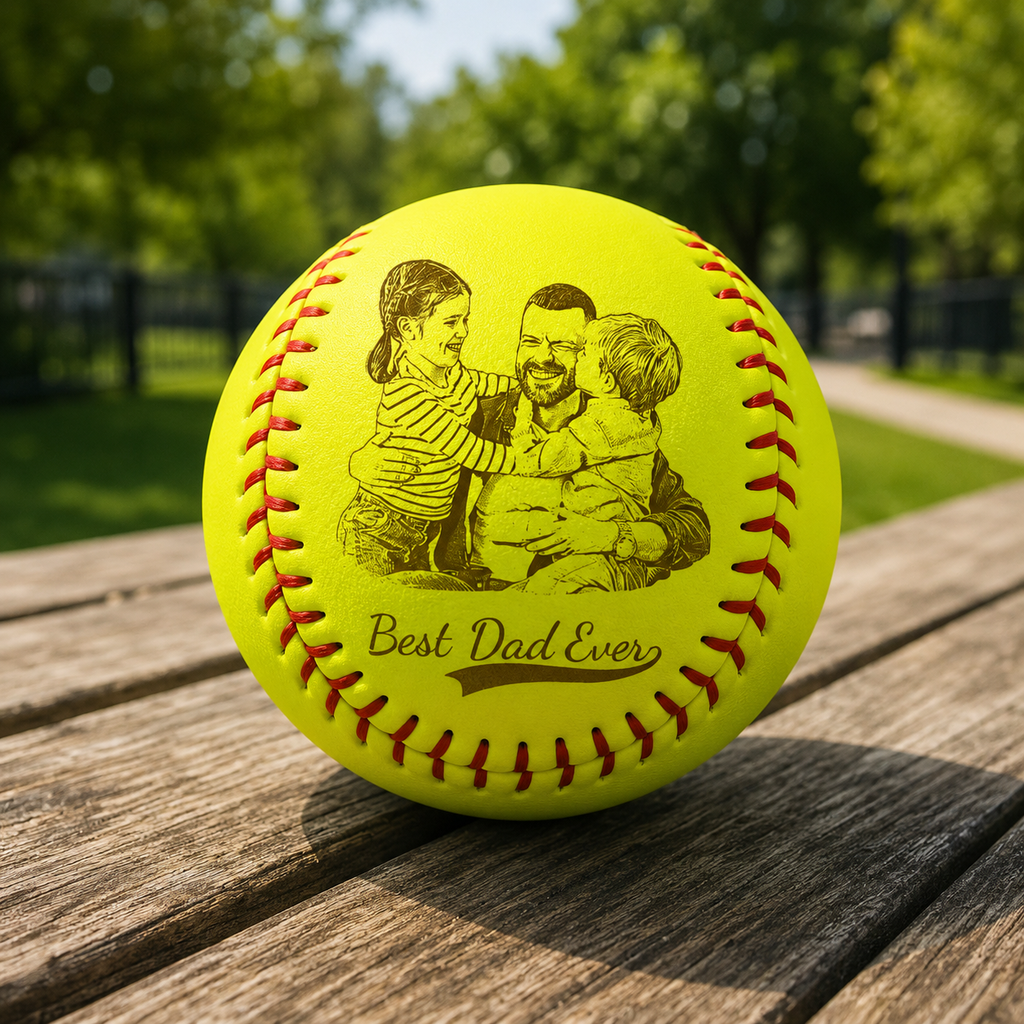Personalized Baseballs Custom Gift for Dad Kid Father's Day Baseball Ball Fix GradoCreations