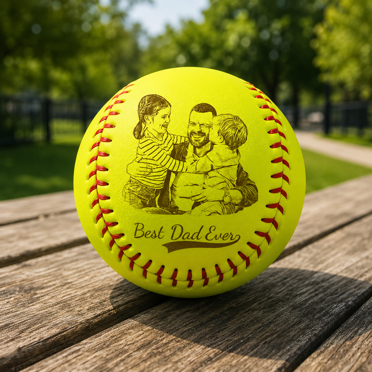 Personalized Baseballs Custom Gift for Dad Kid Father's Day Baseball Ball Fix GradoCreations