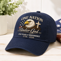 Personalized Independence Day Hat Custom 250 Years Gift Idea HN590 - Embroidered Washes Cap Fix GradoCreations