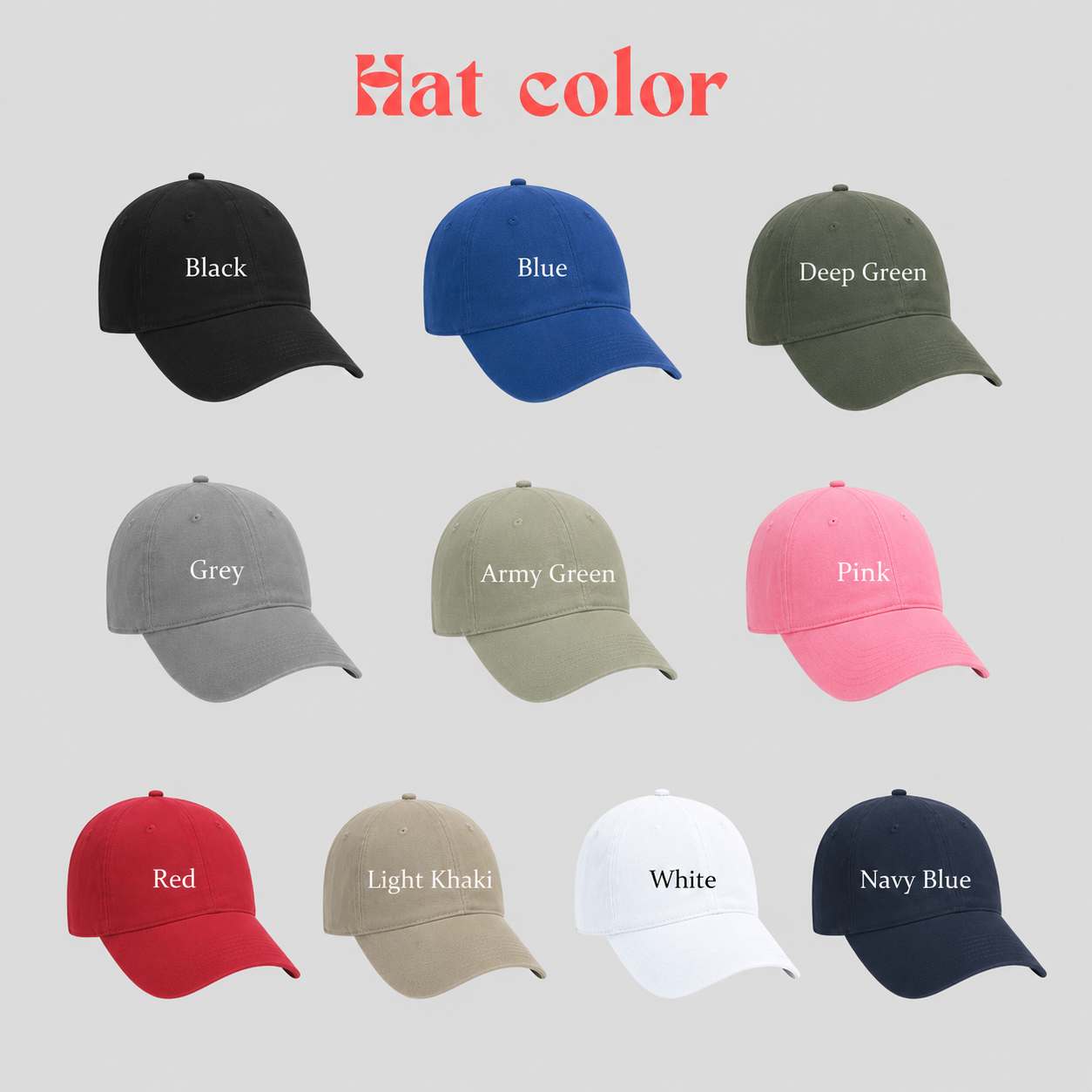 Personalized Independence Day Hat Custom 250 Years Gift Idea HN590 - Embroidered Washes Cap Fix GradoCreations
