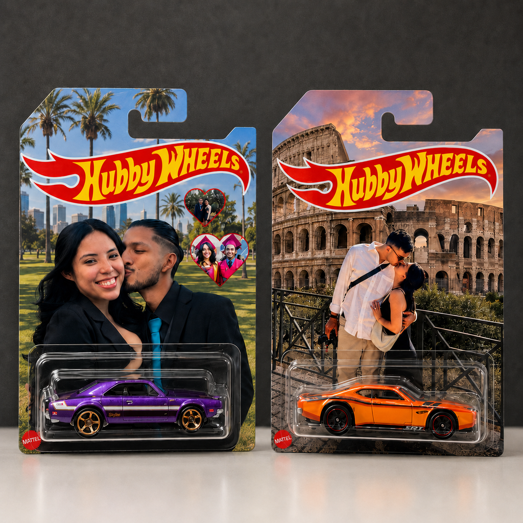 Personalized Hot Wheels Photo Gift for Car Lover Husband HN590 - Hot Wheels fix GradoCreations