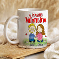 Personalized Peanuts Cartoon Coffee Mug for Couples - Gift for Anniversary, Valentine's Day