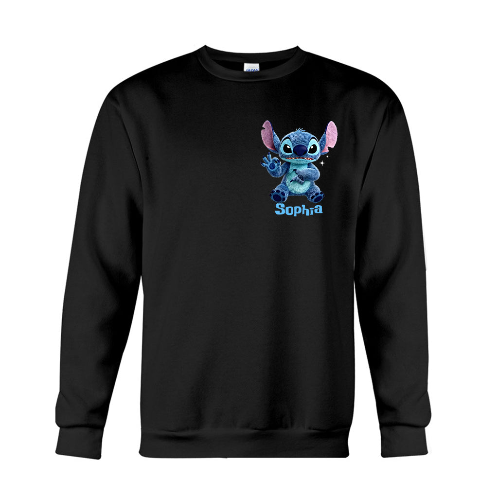 Personalized Cute Alien T-shirt & Hoodie for Kids - Ohana Gift T-shirt & Hoodie GradoCreations