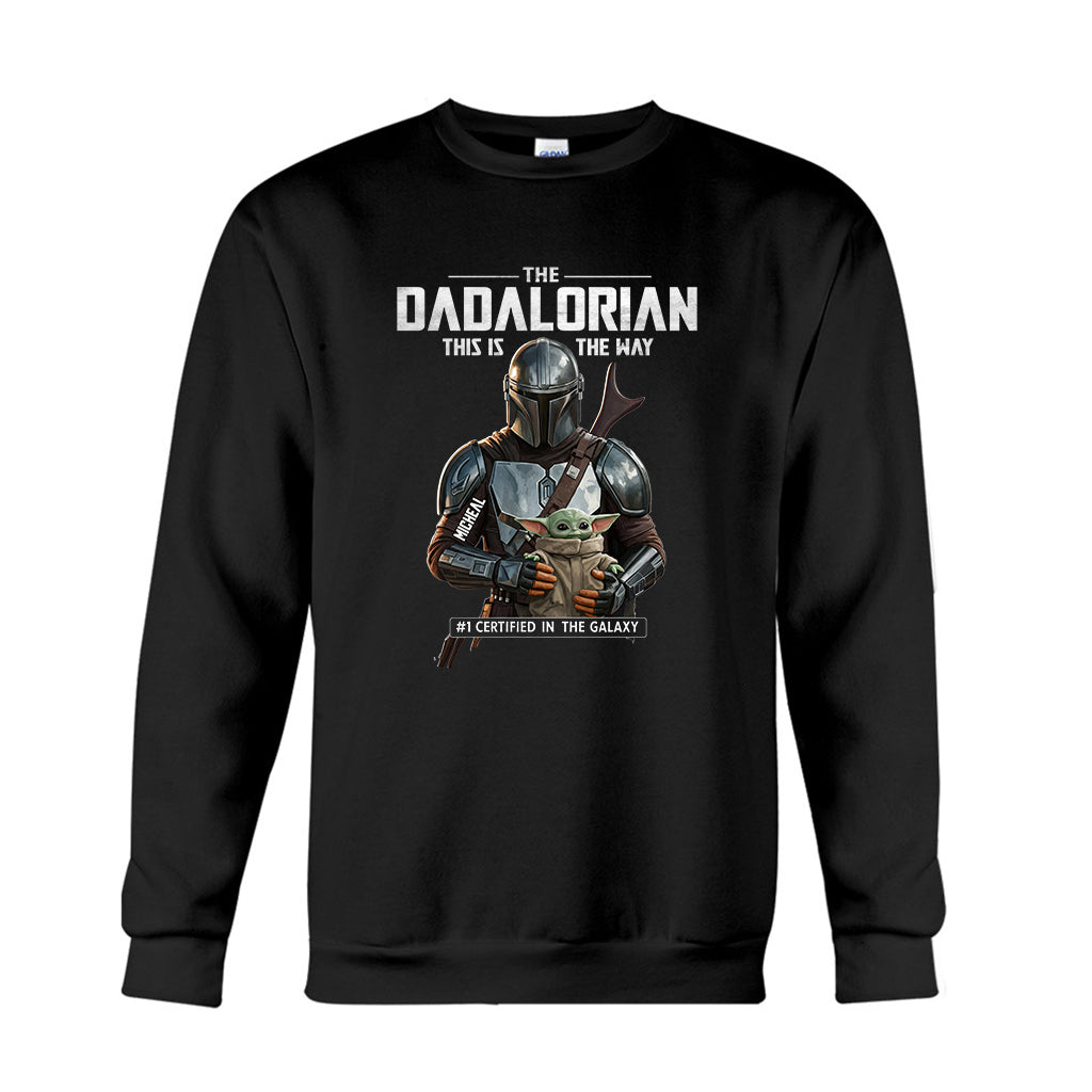 Personalized Dadalorian This Is The Way T-shirt & Hoodie Gift for Dad T-shirt & Hoodie GradoCreations