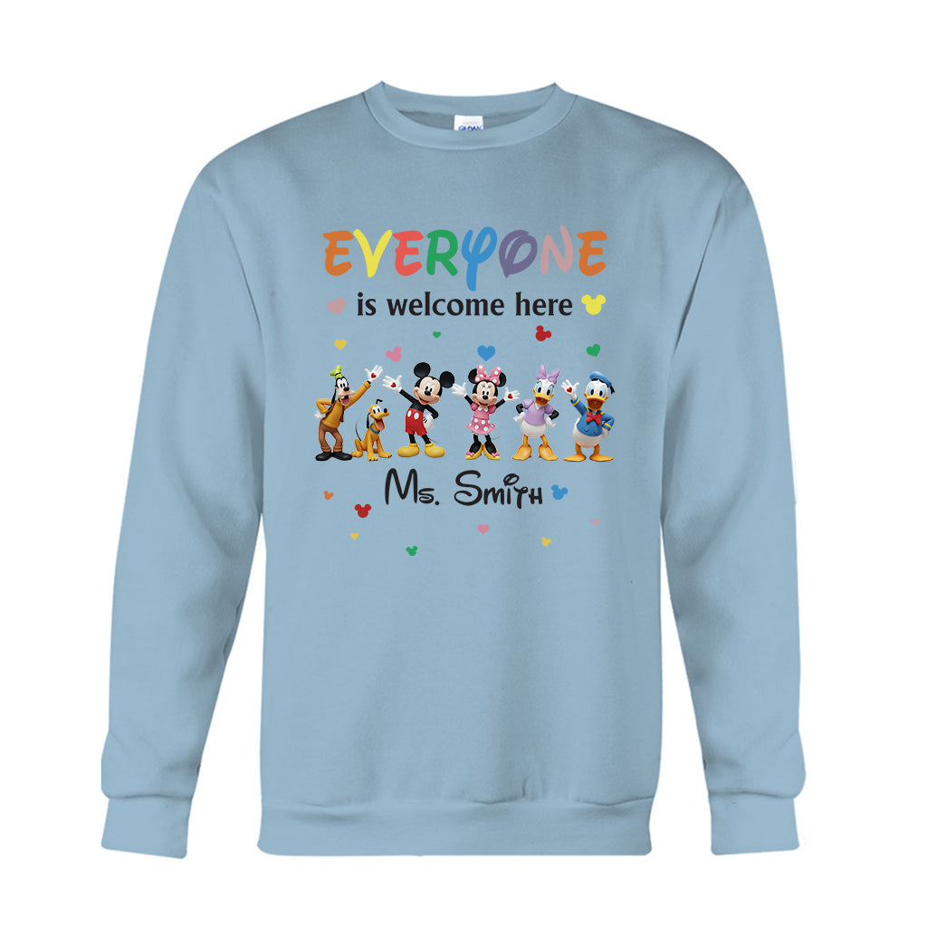 Personalized 'Everyone Is Welcome Here' T-shirt & Hoodie for Kids T-shirt & Hoodie GradoCreations