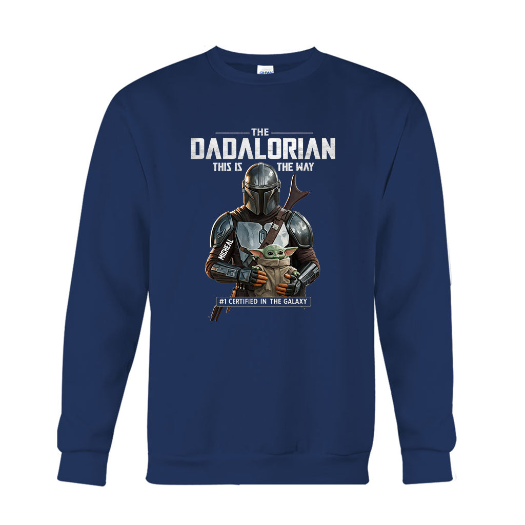 Personalized Dadalorian This Is The Way T-shirt & Hoodie Gift for Dad T-shirt & Hoodie GradoCreations