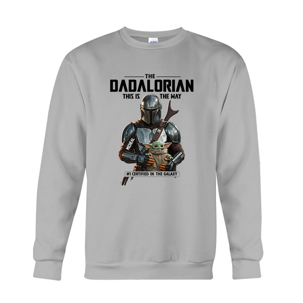 Personalized Dadalorian This Is The Way T-shirt & Hoodie Gift for Dad T-shirt & Hoodie GradoCreations