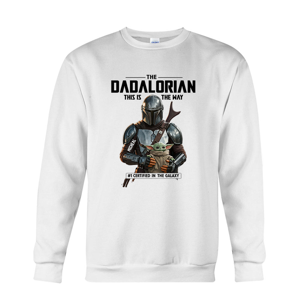 Personalized Dadalorian This Is The Way T-shirt & Hoodie Gift for Dad T-shirt & Hoodie GradoCreations