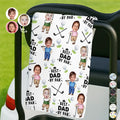 Personalized Funny Golf Towel Custom Photo Gift for Dad