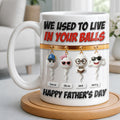 Personalized Funny Father's Day Coffee Mug Custom Art Gift for Dad Edge-to-edge Mug GradoCreations