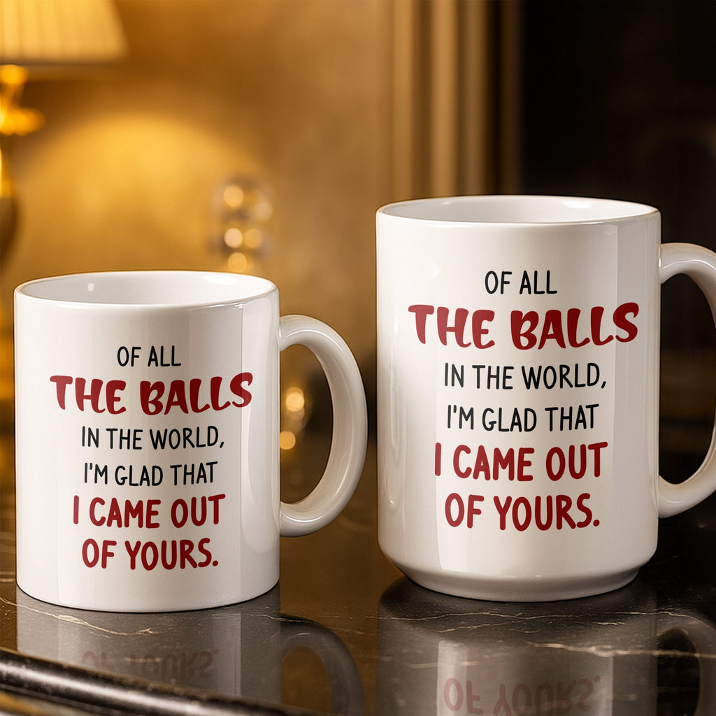 Personalized Coffee Mug Custom Message Gift for Dad Father's Day Edge-to-edge Mug GradoCreations