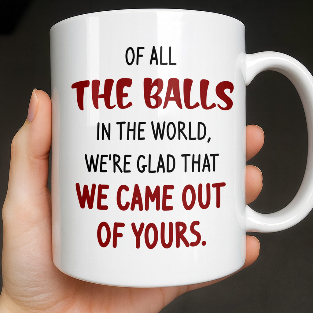 Personalized Coffee Mug Custom Message Gift for Dad Father's Day Edge-to-edge Mug GradoCreations