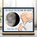 Personalized Custom 2-Layer Wood Plaque for Dad Gift Idea Wood Plaque GradoCreations