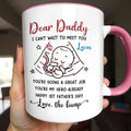 Personalized Accent Mug Custom Message for Dad 1st Father's Day Gift Accent Mug GradoCreations