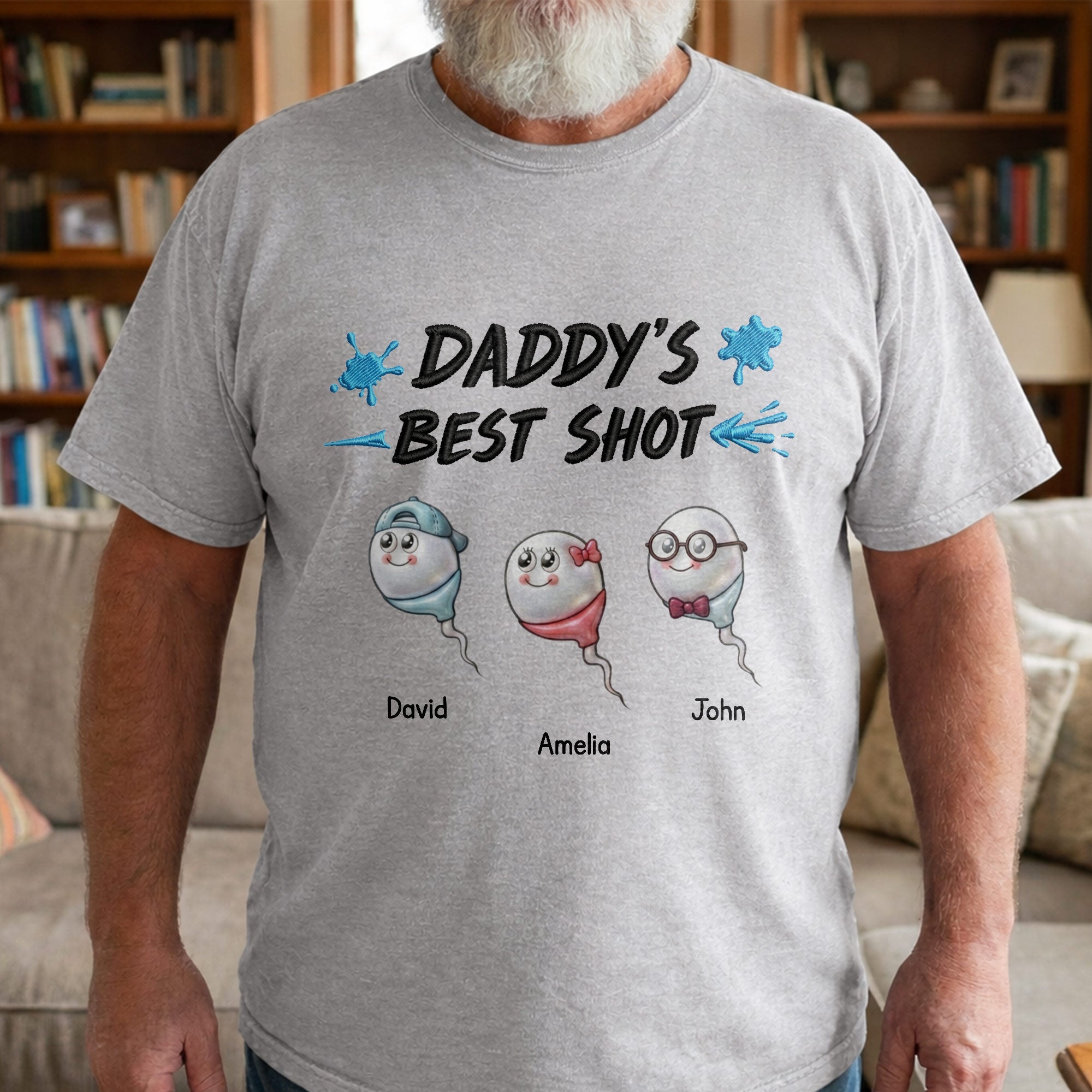 Personalized Custom Unisex T-Shirt Hoodie Gift for Dad Shirt GradoCreations