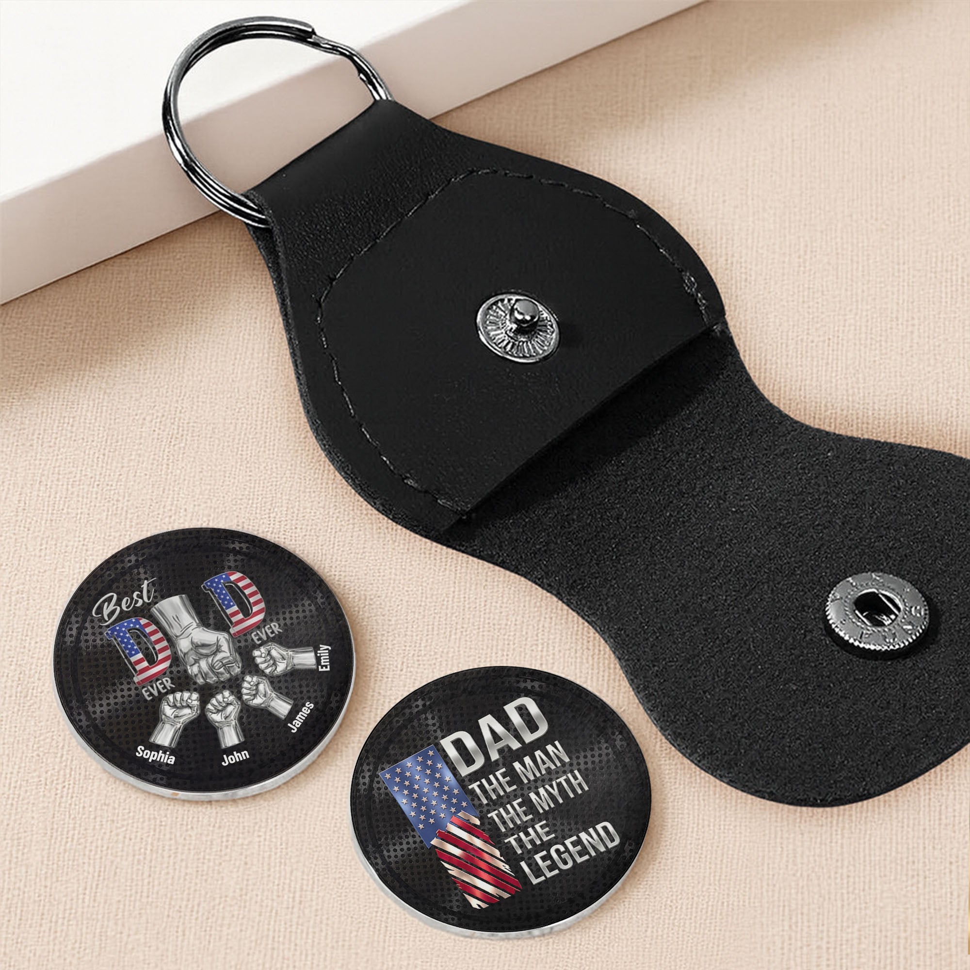 Personalized Pocket Hug Custom Keepsake Gift for Dad Pocket Hug GradoCreations