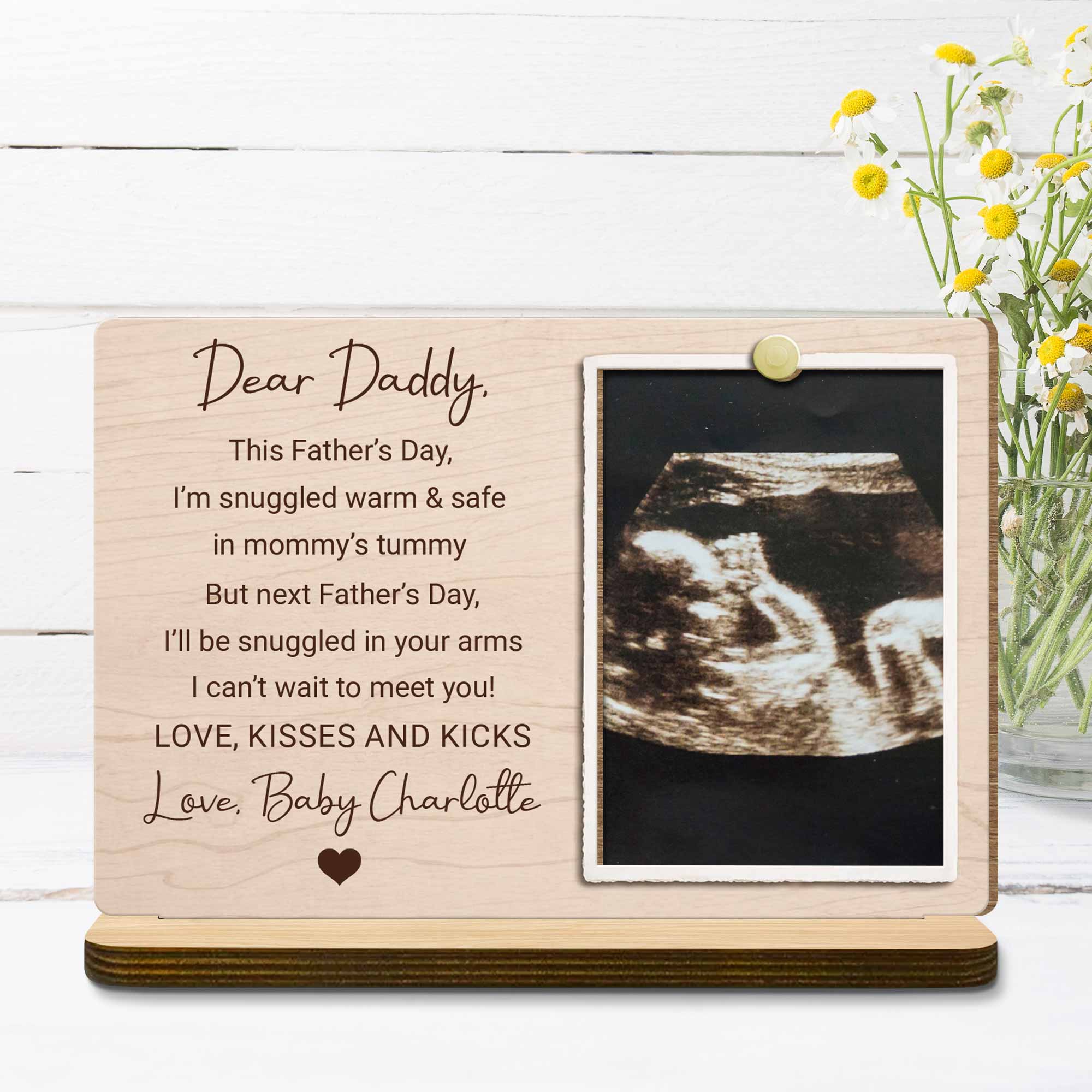 Personalized Wood Plaque Custom Photo Gift for Dad Father's Day Wood Plaque GradoCreations