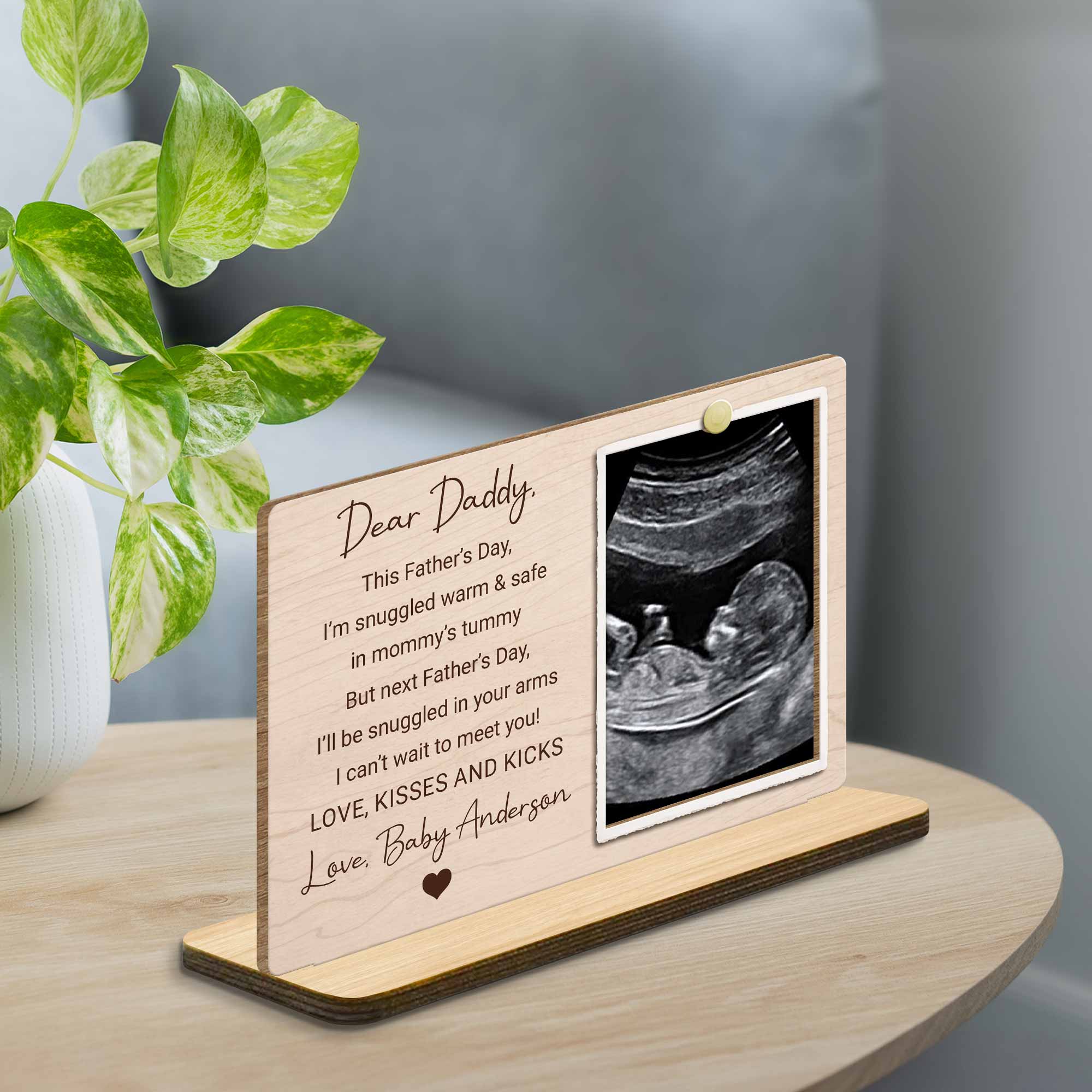 Personalized Wood Plaque Custom Photo Gift for Dad Father's Day Wood Plaque GradoCreations