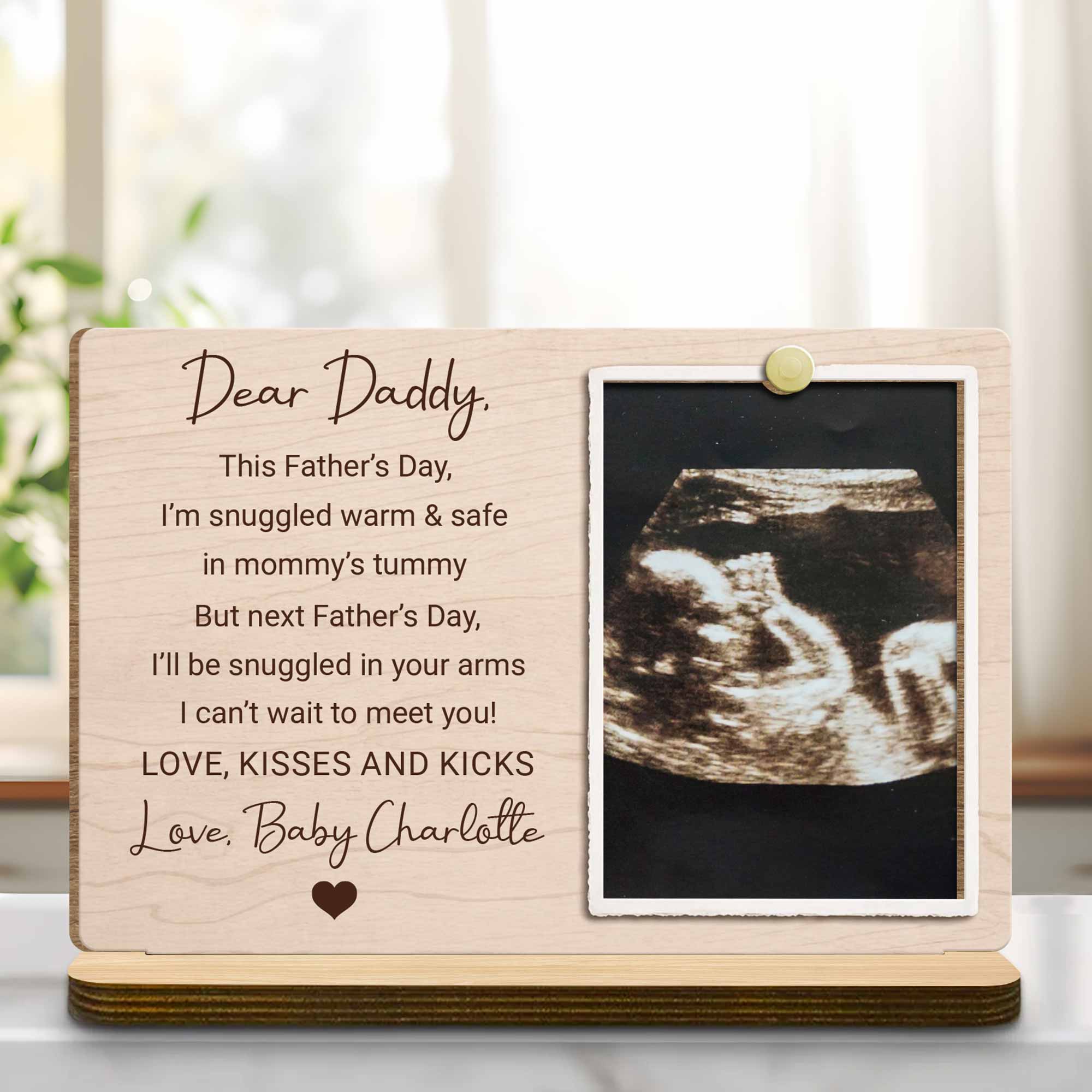 Personalized Wood Plaque Custom Photo Gift for Dad Father's Day Wood Plaque GradoCreations