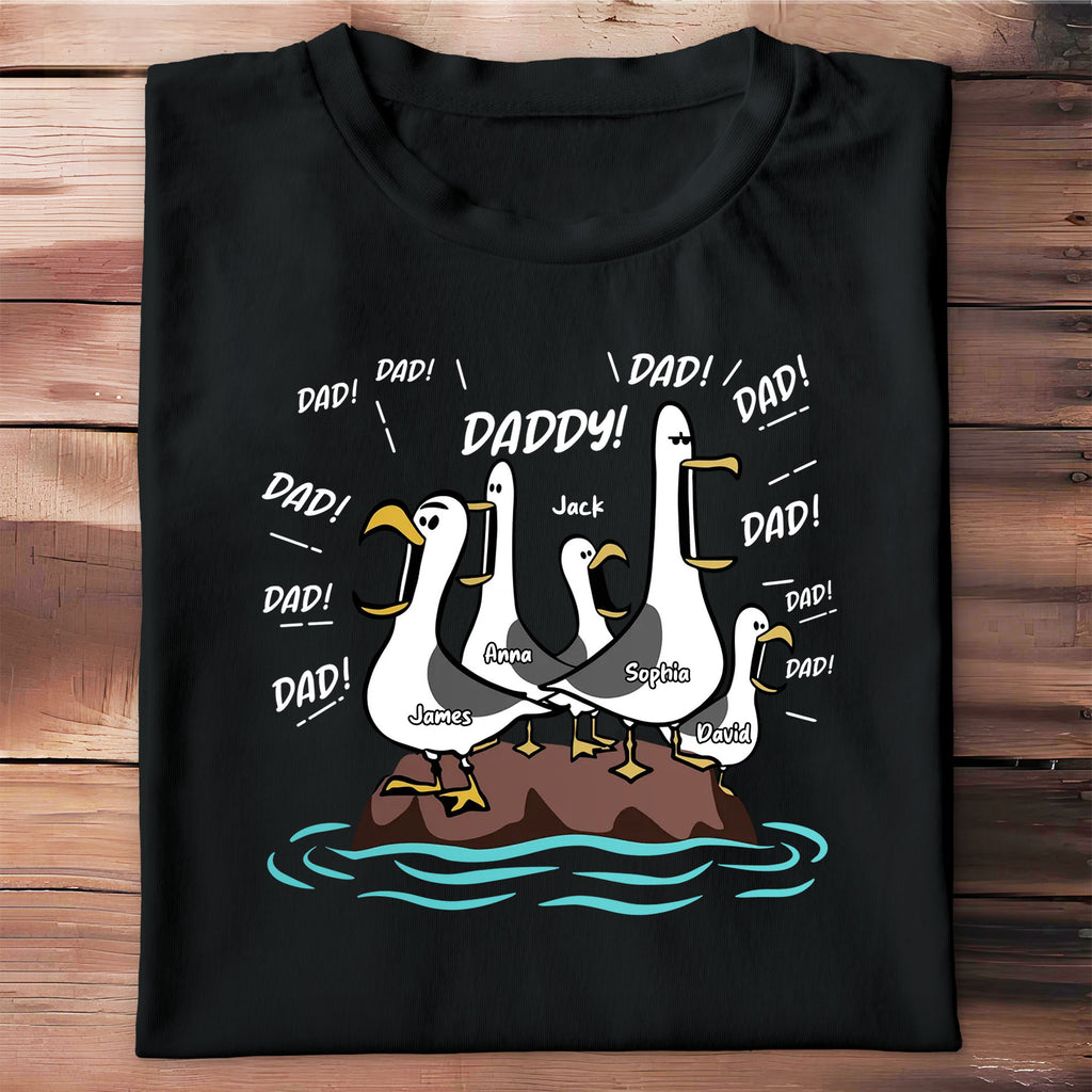 Personalized Funny Father's Day Hoodie T-Shirt Gift for Dad Shirt GradoCreations