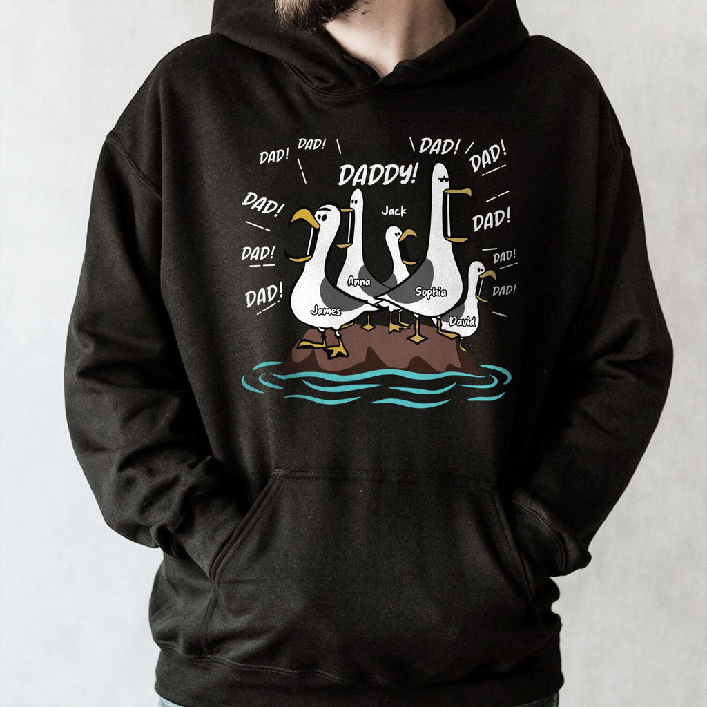 Personalized Funny Father's Day Hoodie T-Shirt Gift for Dad Shirt GradoCreations