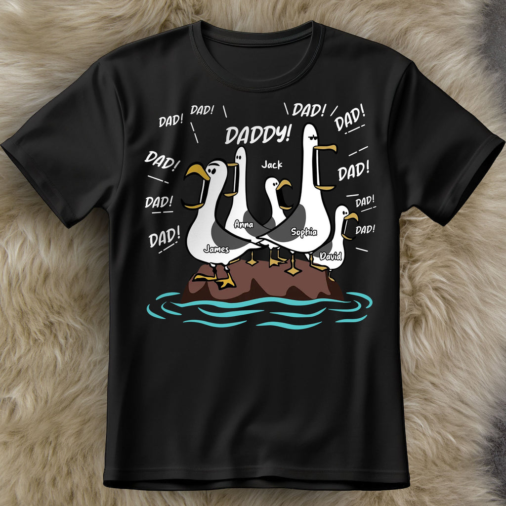 Personalized Funny Father's Day Hoodie T-Shirt Gift for Dad Shirt GradoCreations