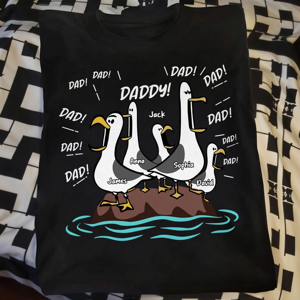 Personalized Funny Father's Day Hoodie T-Shirt Gift for Dad Shirt GradoCreations