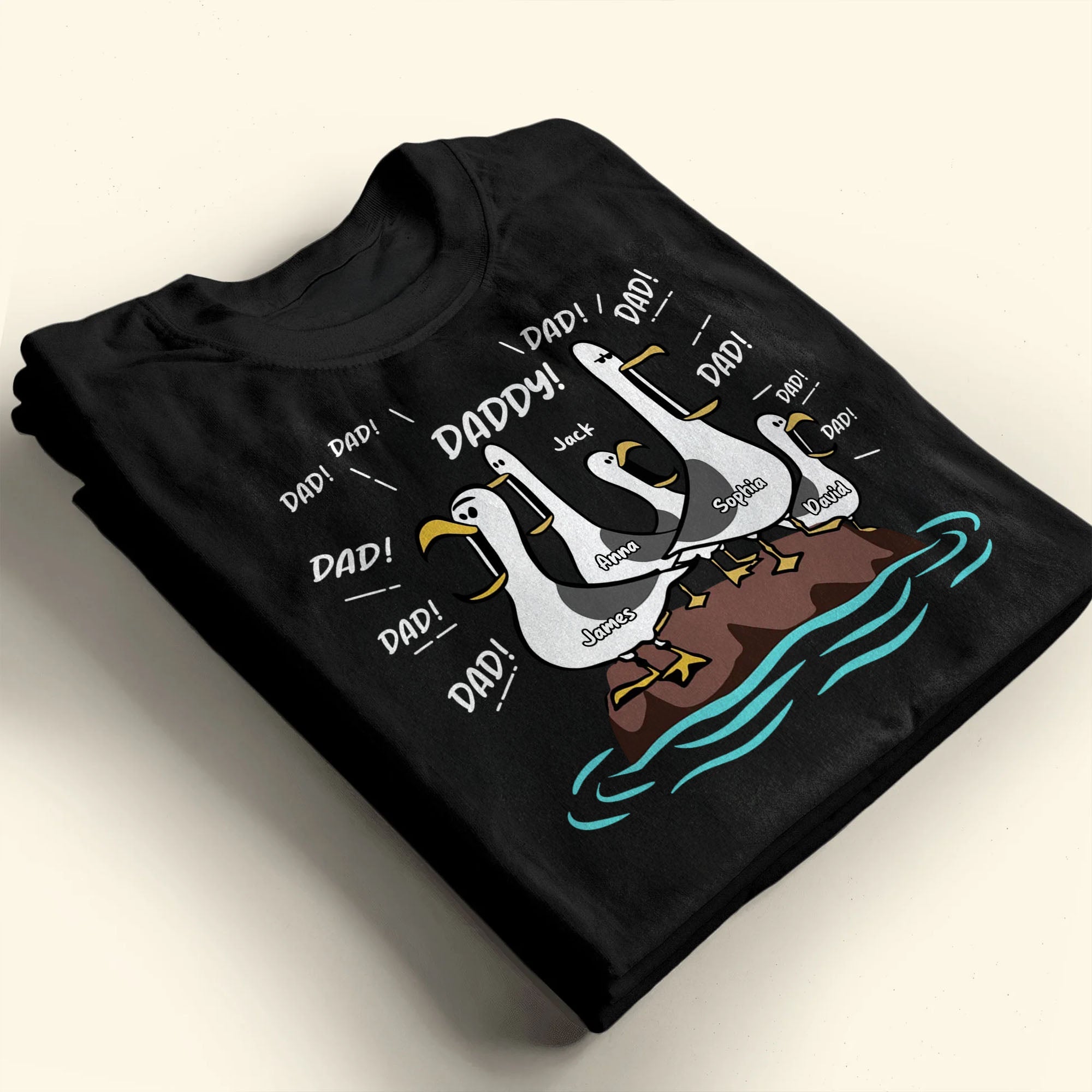 Personalized Funny Father's Day Hoodie T-Shirt Gift for Dad Shirt GradoCreations