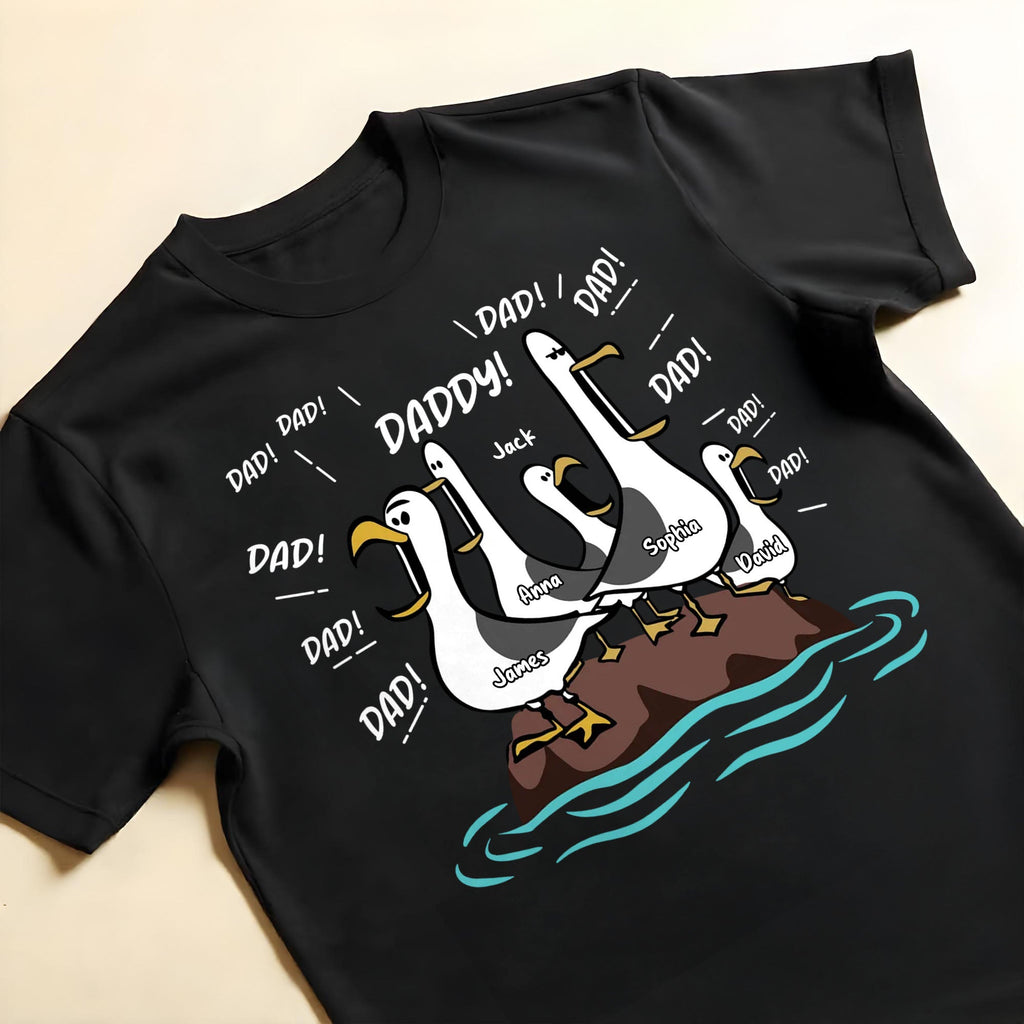 Personalized Funny Father's Day Hoodie T-Shirt Gift for Dad Shirt GradoCreations