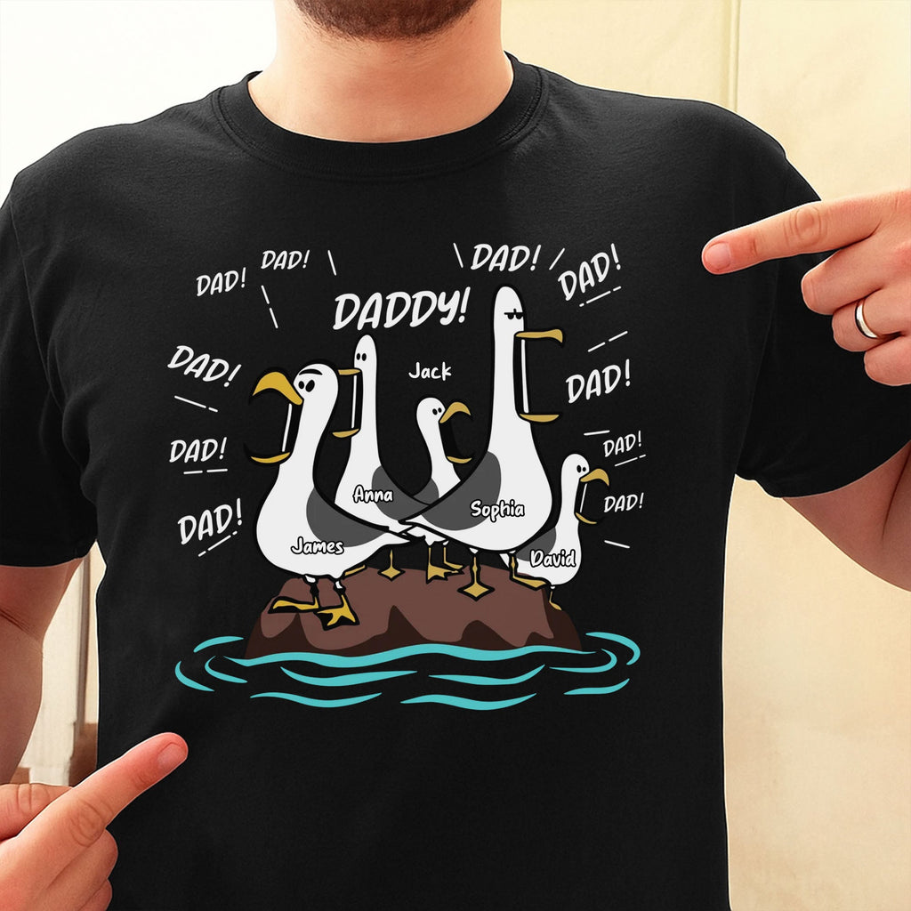 Personalized Funny Father's Day Hoodie T-Shirt Gift for Dad Shirt GradoCreations