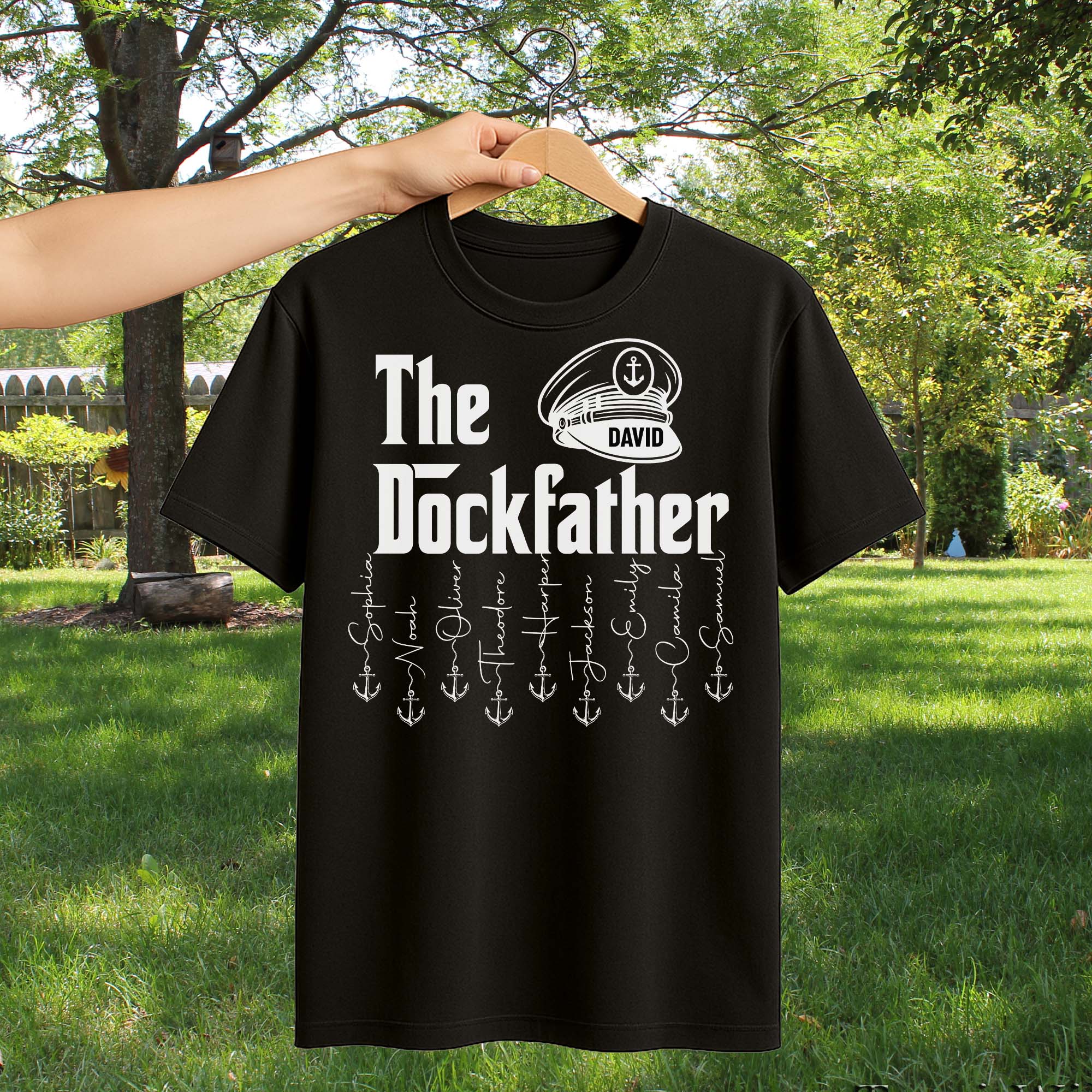 Personalized Custom T-Shirt Hoodie Unique Gift for Dad Shirt GradoCreations