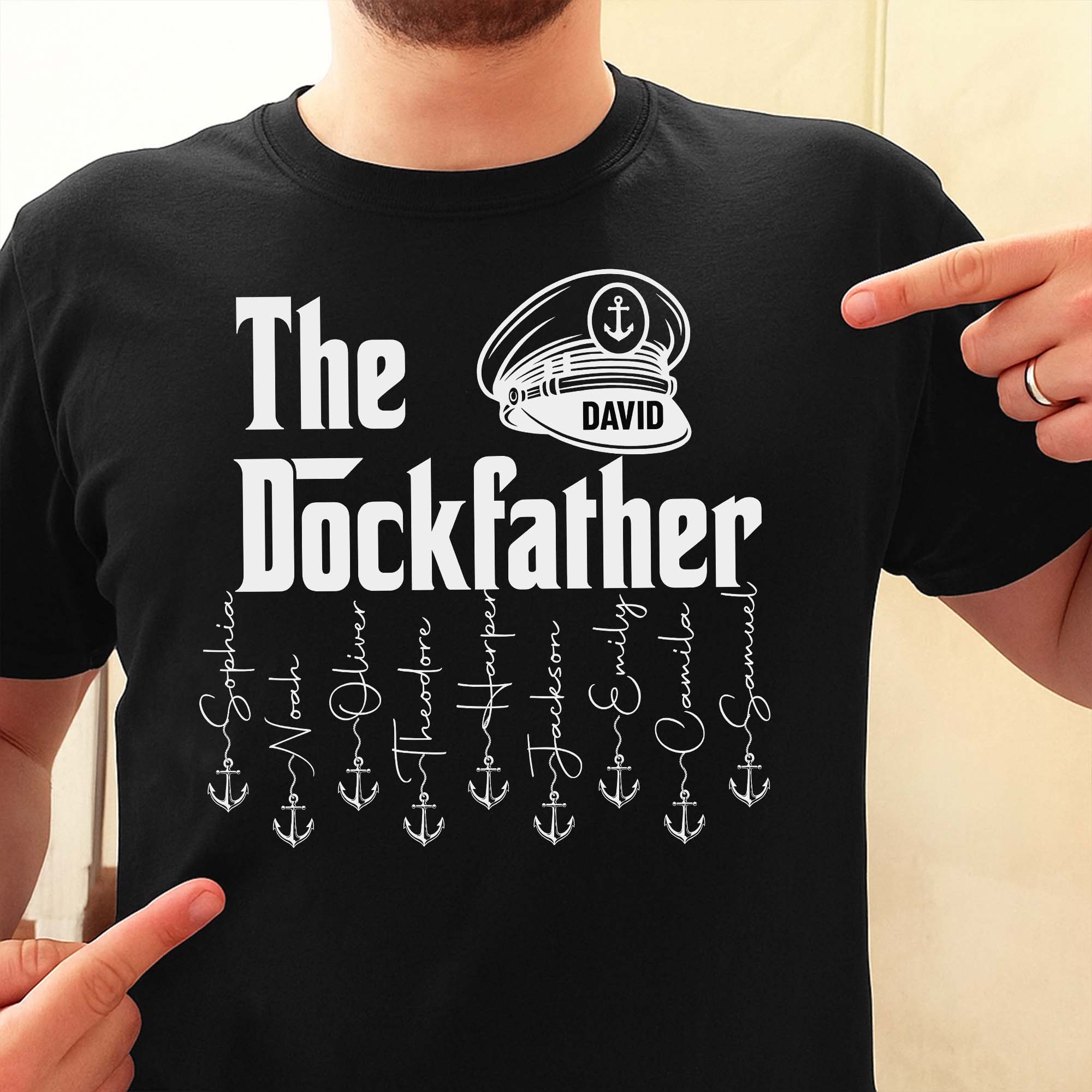 Personalized Custom T-Shirt Hoodie Unique Gift for Dad Shirt GradoCreations