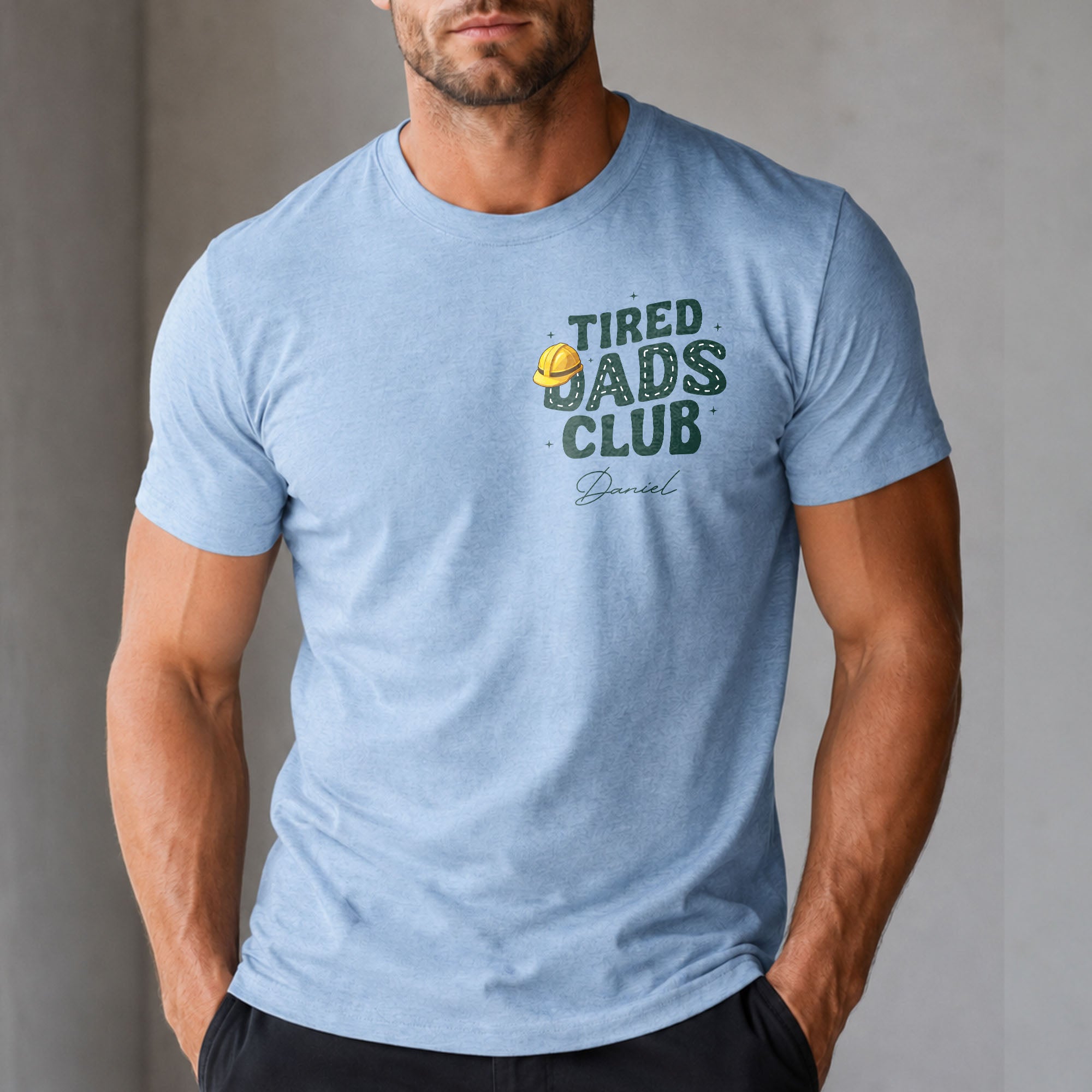 Personalized T-Shirt for Dad with Custom Text & Design T-Shirt Font and Back GradoCreations