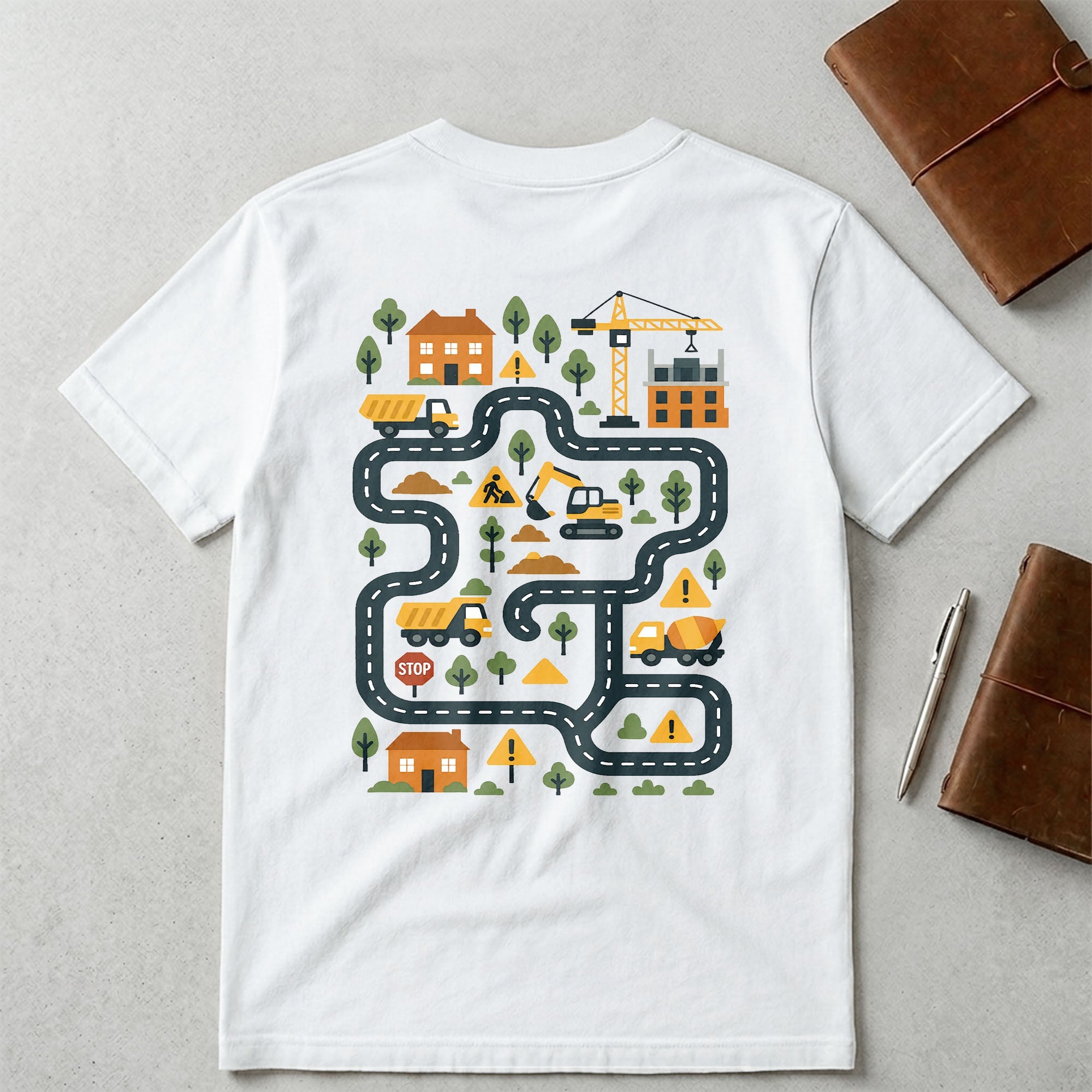 Personalized T-Shirt for Dad with Custom Text & Design T-Shirt Font and Back GradoCreations