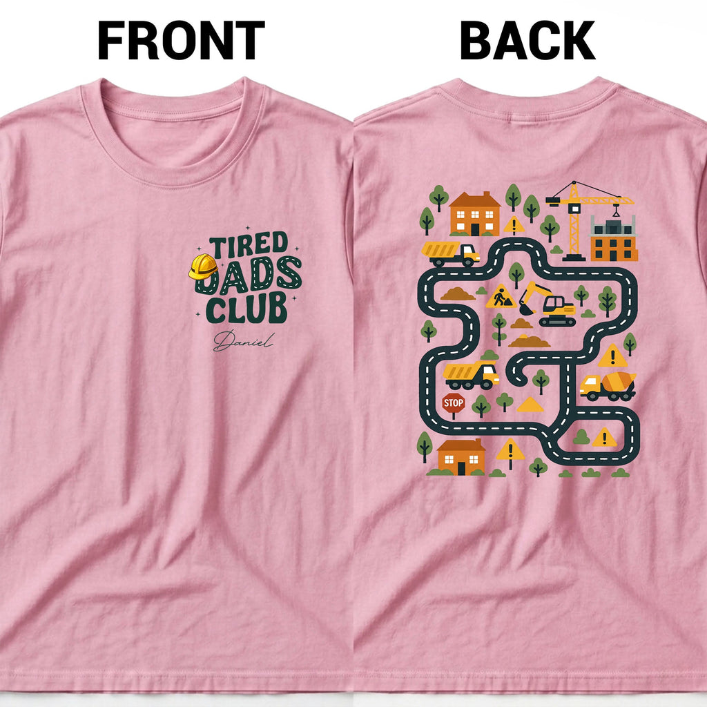 Personalized T-Shirt for Dad with Custom Text & Design T-Shirt Font and Back GradoCreations