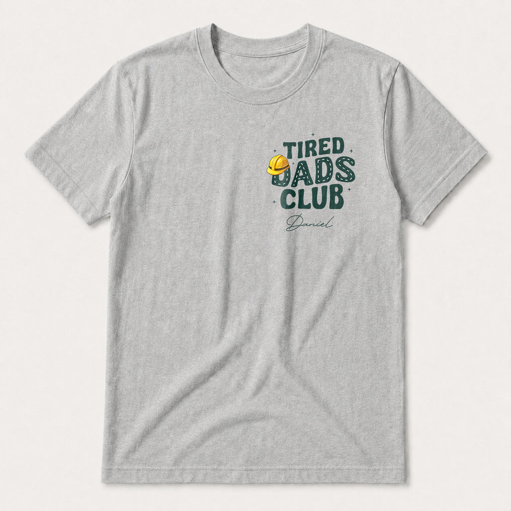 Personalized T-Shirt for Dad with Custom Text & Design T-Shirt Font and Back GradoCreations