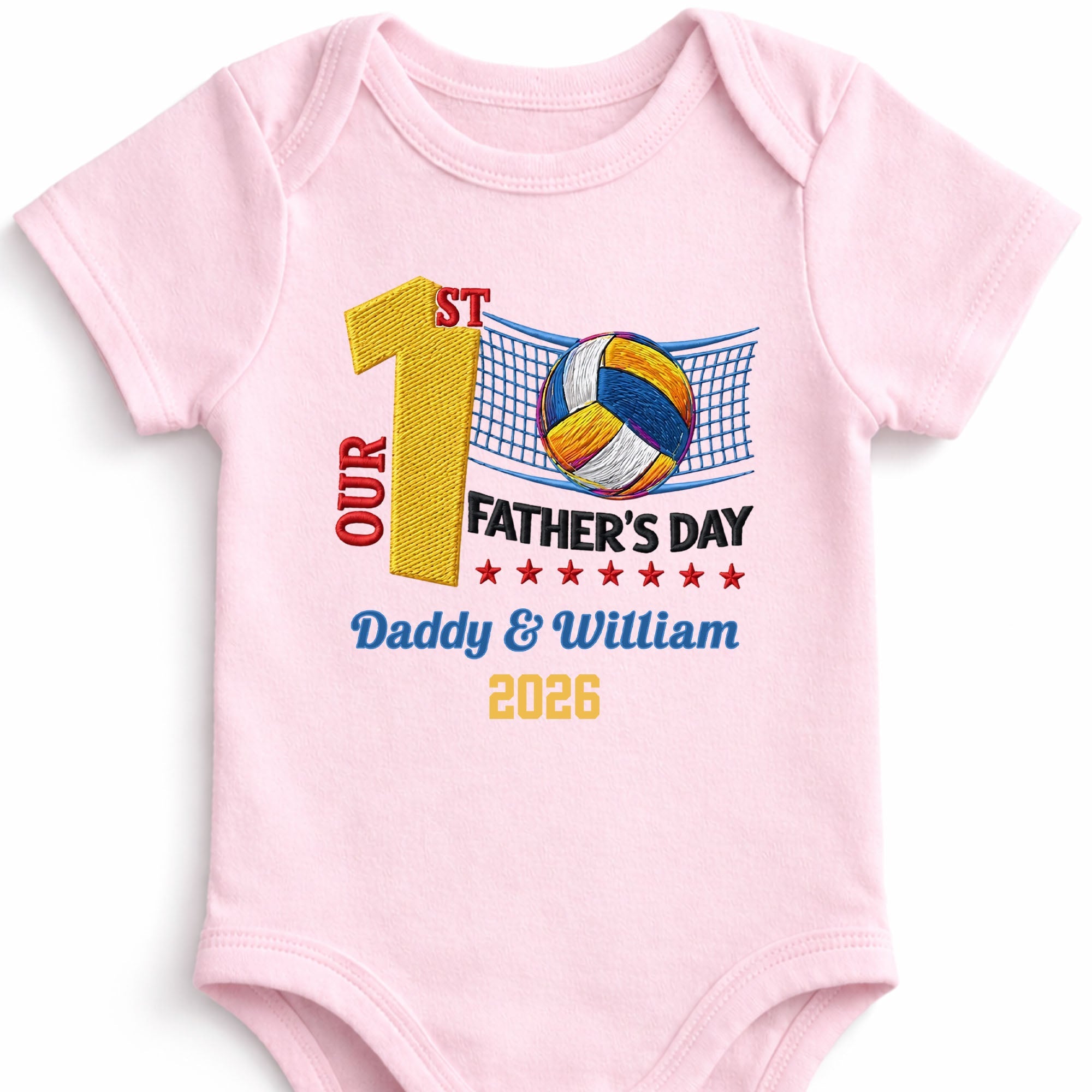 Personalized Custom Baby Onesie for Dad 1st Father's Day Gift Baby Onesie GradoCreations