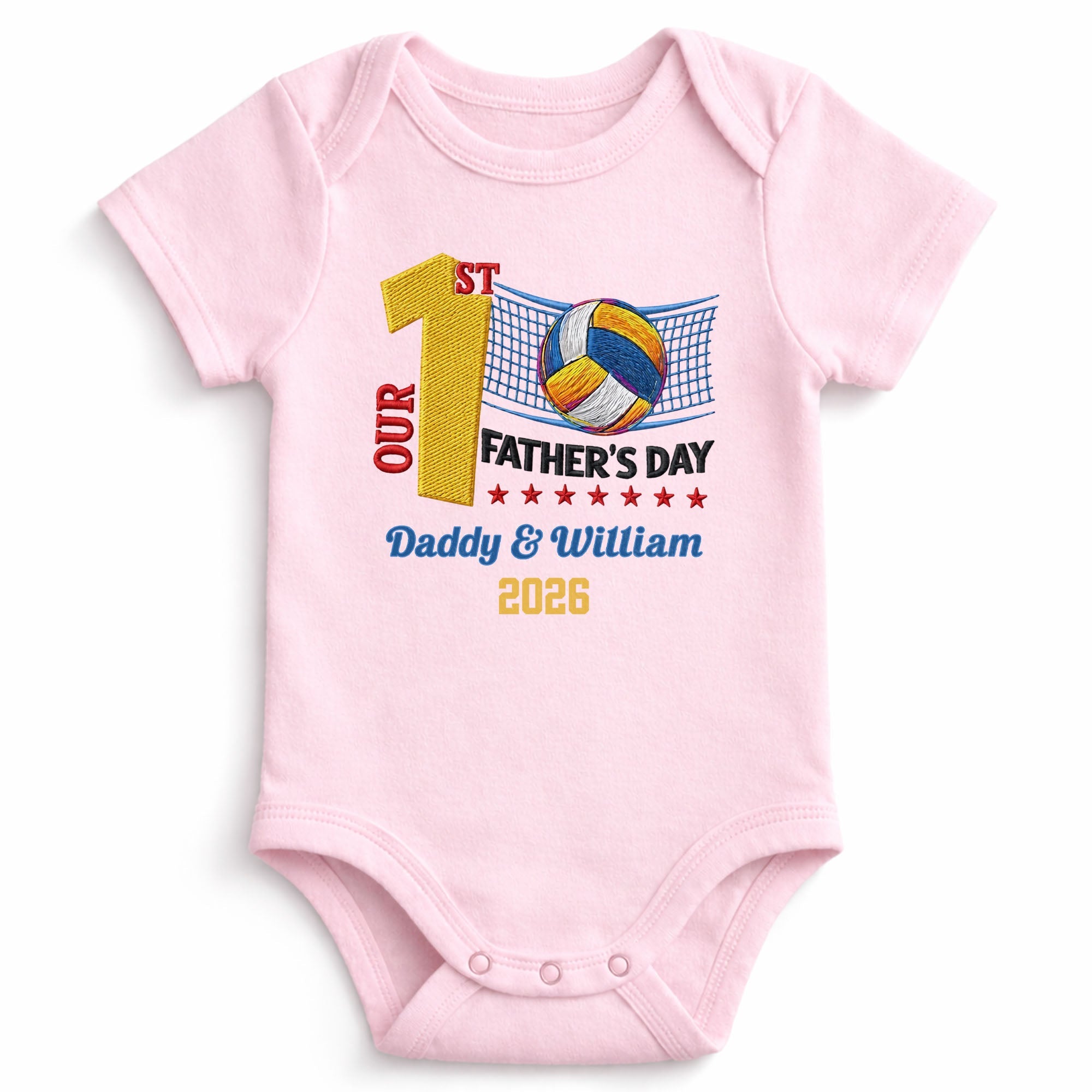 Personalized Custom Baby Onesie for Dad 1st Father's Day Gift Baby Onesie GradoCreations