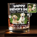 Personalized Whiskey Glass Custom Dog Photo Gift for Dad Whiskey Glass GradoCreations