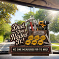 Personalized Acrylic Car Ornament Custom Gift for Dad Car Acrylic Ornament GradoCreations