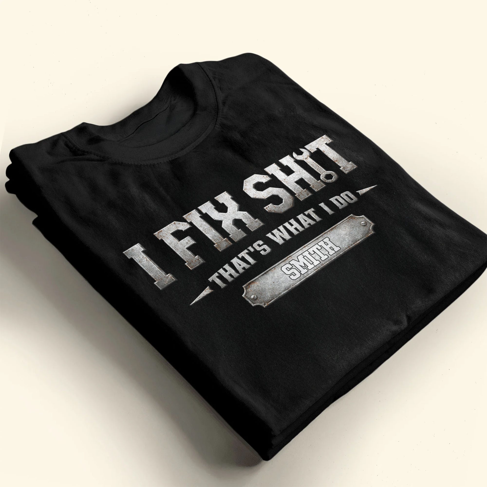 Personalized Fix Sh*t Unisex T-Shirt & Hoodie Gift for Dad Shirt GradoCreations
