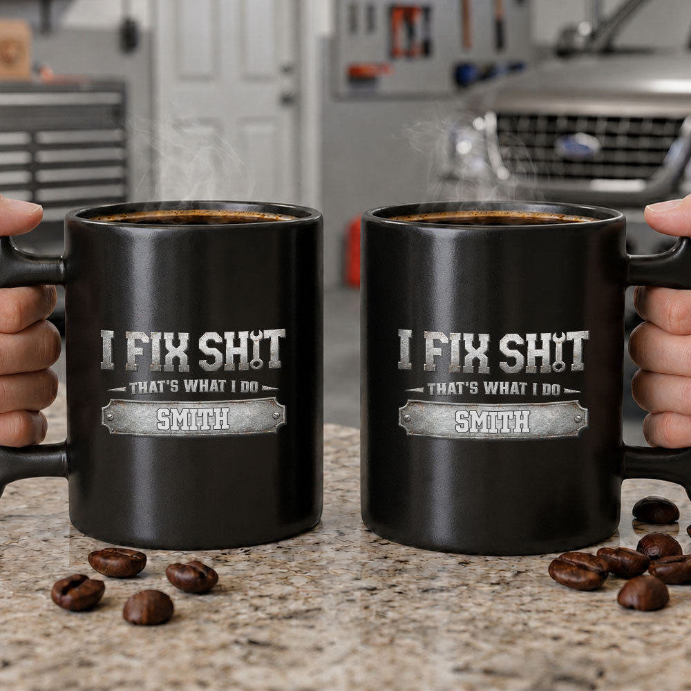 Personalized Wrench Handle Coffee Mug Custom Name Gift for Dad Wrench Handle Mug GradoCreations