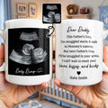 Personalized Father's Day Photo Mug Custom Ultrasound Gift for Dad Edge-to-edge Mug GradoCreations