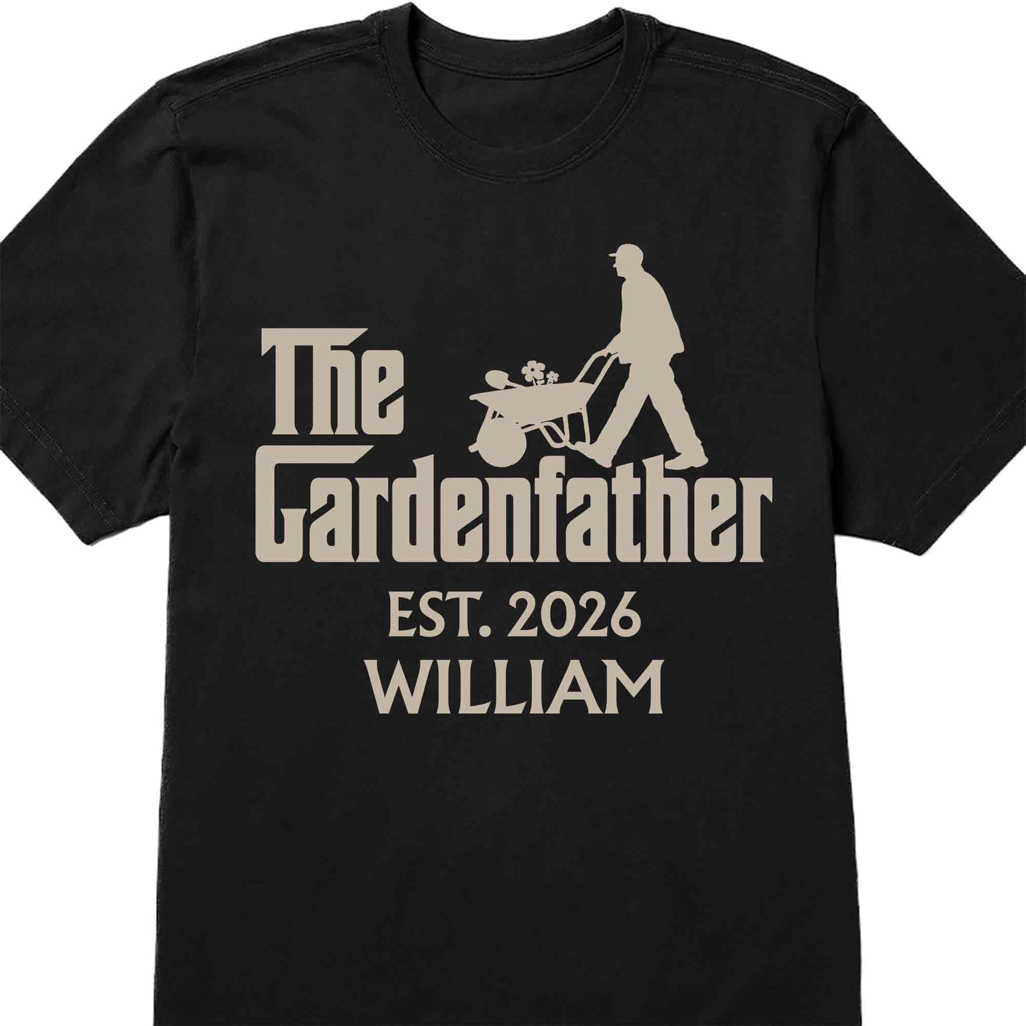 Personalized Gardener T-Shirt Hoodie Custom Gift for Dad Shirt GradoCreations