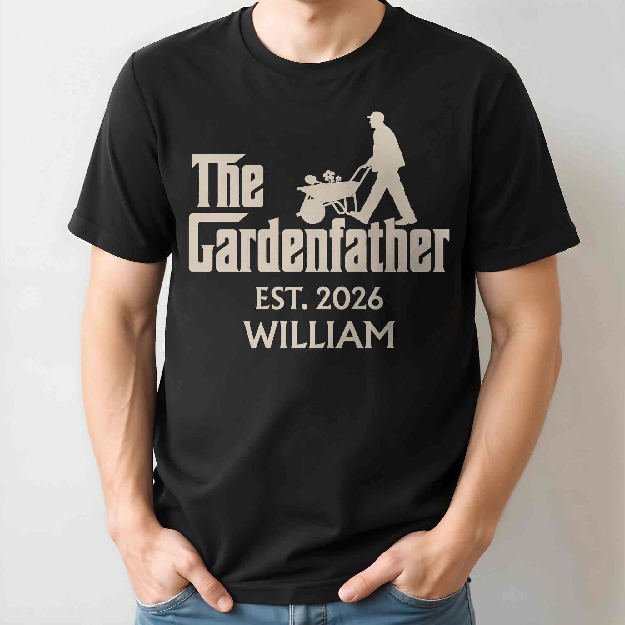 Personalized Gardener T-Shirt Hoodie Custom Gift for Dad Shirt GradoCreations