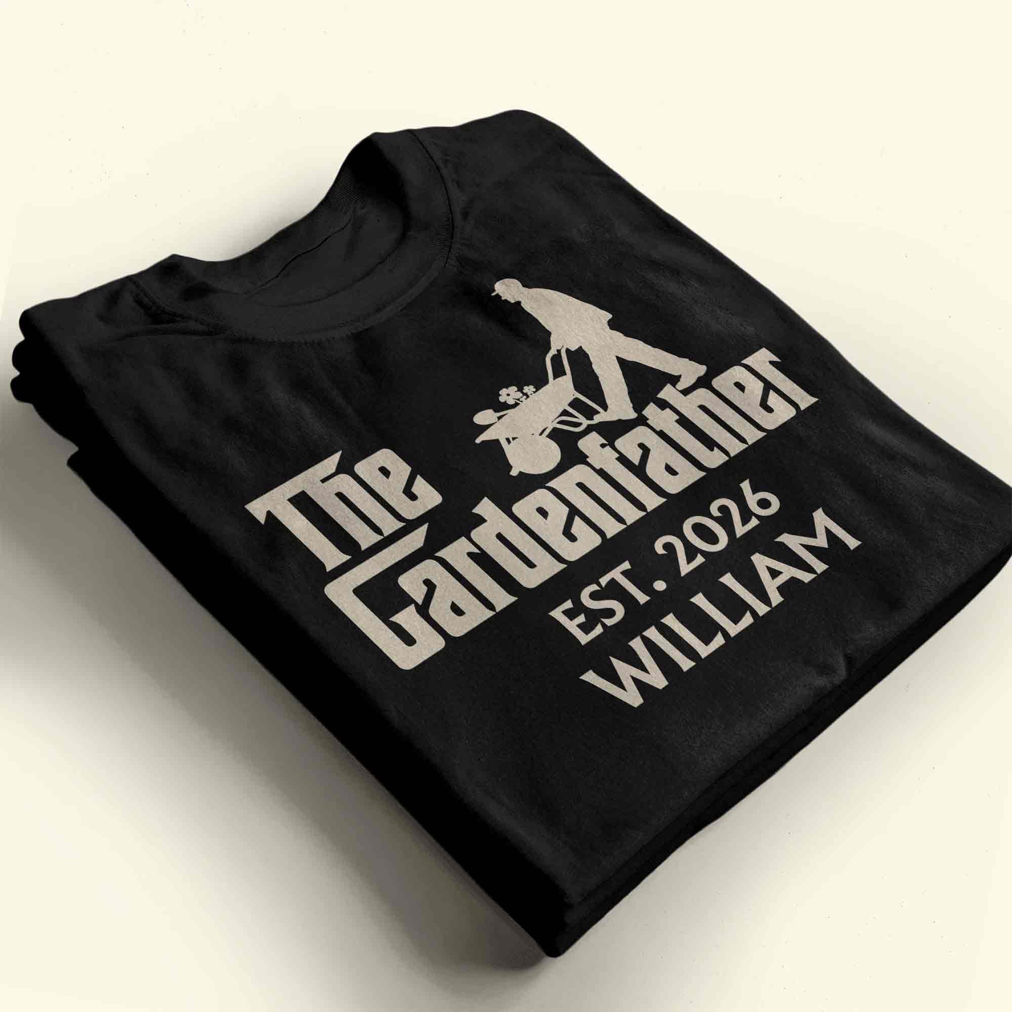 Personalized Gardener T-Shirt Hoodie Custom Gift for Dad Shirt GradoCreations