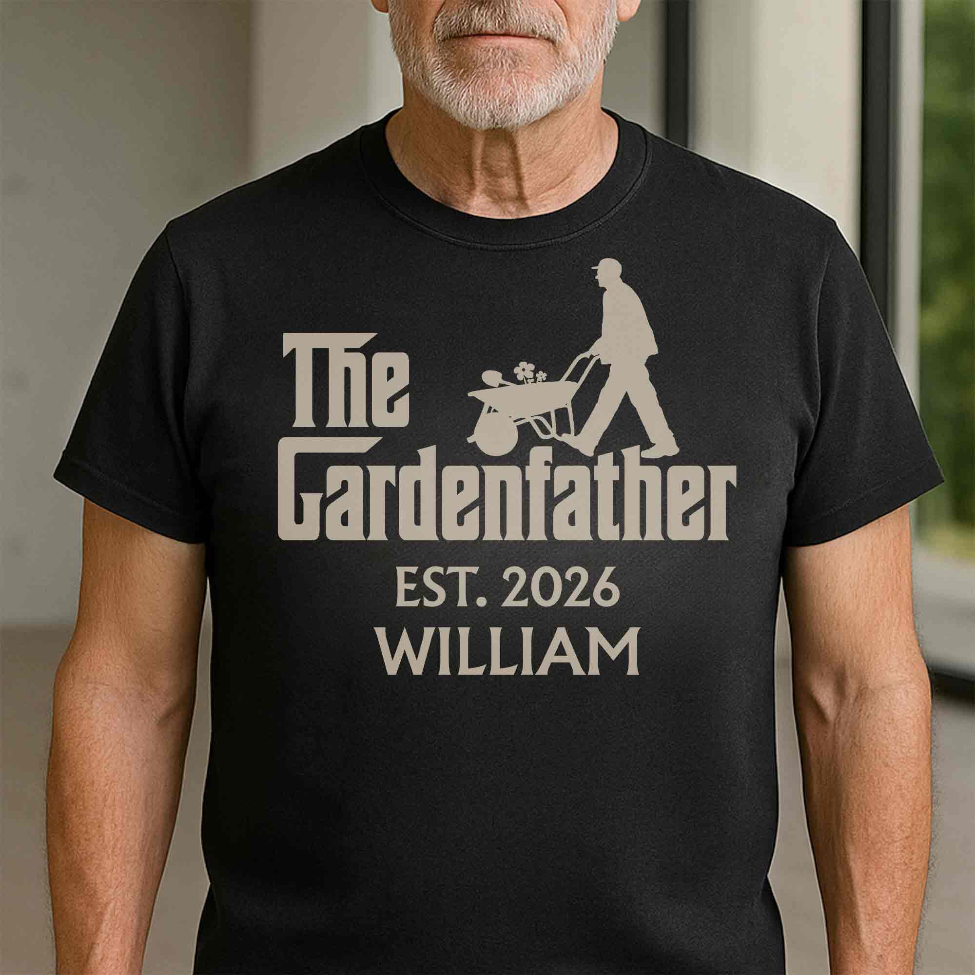Personalized Gardener T-Shirt Hoodie Custom Gift for Dad Shirt GradoCreations